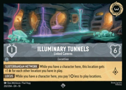 Illuminary Tunnels-Linked Caverns 202/204 Whispers in the Well Non-Foil Lorcana - Image 1
