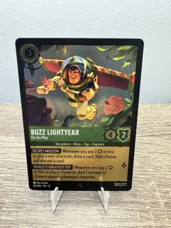 Disney Lorcana Wilds Unknown Buzz Lightyear On The Way 85/204 Rare Foil - Image 1