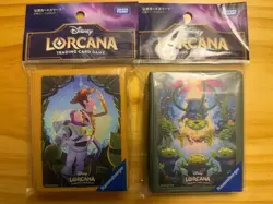 Toy Story Official Card Sleeves Set of 2 Woody Buzz & Aliens Disney Lorcana NEW - Image 1