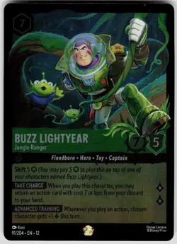 Buzz Lightyear Jungle Ranger Foil 91/204 Wilds Unknown Disney Lorcana - Image 1