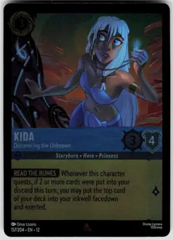 Kida Discovering the Unknown Foil 157/204 Wilds Unknown Disney Lorcana - Image 1