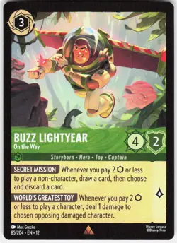 Buzz Lightyear On the Way 85/204 Wilds Unknown Disney Lorcana - Image 1
