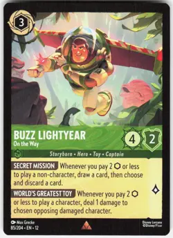 Buzz Lightyear On the Way 85/204 Wilds Unknown Disney Lorcana - Image 1