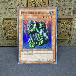 Yugioh Stone Statue of The Aztecs AST-014 Ultra Rare 1st Edition NM - Image 1