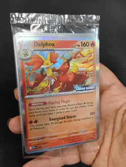 PRE-RELEASE Set: 4 Pokemon STAFF PROMO Mega Evolution Chaos Rising Cards - Image 2