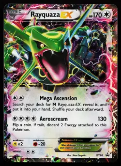 Rayquaza EX XY66 Holo XY Promo Pokemon Card - Image 1