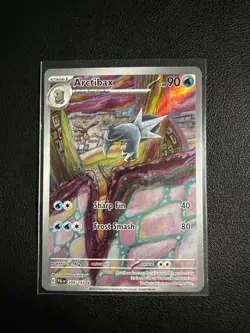 Pokemon Arctibax 209/193 SV02: Paldea Evolved Illustration Rare Holo Card - Image 1