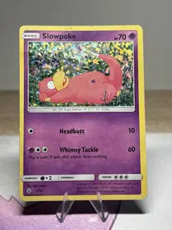 Slowpoke 5/12 Holo Promo McDonald's Promos 2018 Pokemon Card HP - Image 1