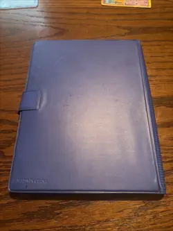 Vintage 1999 Pokemon Charmander Blue 4 Pocket Trading Card Binder Rare - Image 4