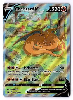 Charizard V - Promo SWSH: Sword & Shield Promo Cards SWSH260 NM - Image 1