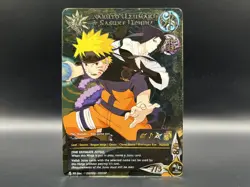 Naruto Uzumaki & Sasuke Uchiha PR-064 Promo Naruto Card Game - Image 1