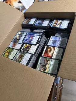 17 lbs Magic: The Gathering Bulk Cards – Unsorted Commons & Uncommons (2019+ Set - Image 5