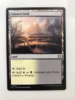 Tainted Field MTG Magic the Gathering Card NM Near Mint Lost Caverns LCC - Image 1