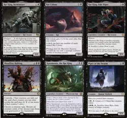 MTG Commander Rat King, Verminister Deck - Rat Colony - TMNT EDH 100 Cards - Image 1
