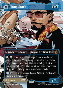 Tony Stark (Borderless) (0350) [Marvel Super Heroes] Foil Near Mint - Image 1