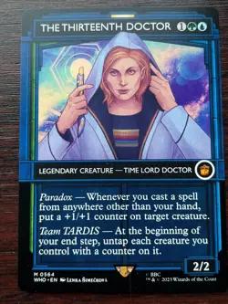 1x SHOWCASE THE THIRTEENTH DOCTOR - Doctor Who - MTG - Magic the Gathering - Image 1