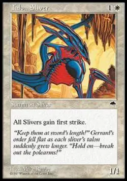 *MRM* ENGLISH SlivoCde griffu - Talon Sliver MTG TMP - Image 1