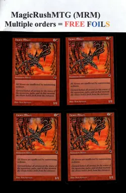 *MRM* ENGLISH 4x SlivoCde Sanguin - Heart Sliver MTG TMP - Image 1