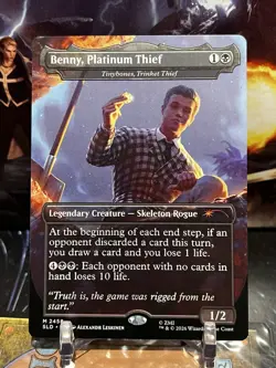 MTG | Benny, Platinum Thief - Tinybones (2458) NF [Secret Lair Fallout] - Image 1