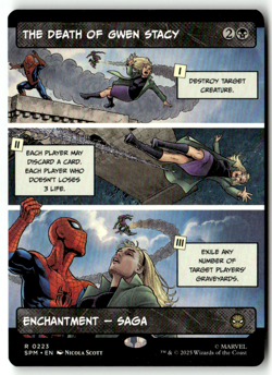 Magic the Gathering Marvel's Spider Man 0223 The Death of Gwen Stacy Non-Foil - Image 1
