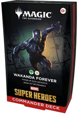 Magic Marvel Commander Deck Wakanda Forever Inglese Sigillato Panther Preordine - Image 2