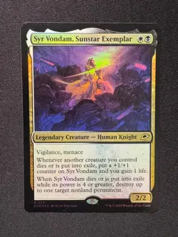 SYR VONDAM, SUNSTAR EXEMPLAR FOIL - Magic: The Gathering - NM/M - Image 1