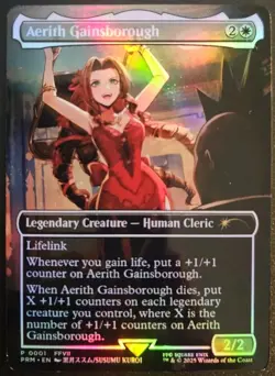 Aerith Gainsborough Final Fantasy Pro Tour Promos Foil Playtest Card - Image 1