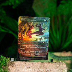 Mtg Magic Card Secret Lair Marvel Black Panther Sealed FOIL In Hand - Image 5