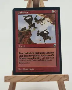 Erdbeben Portal Magic Karte MTG deutsch (Earthquake) - Image 1