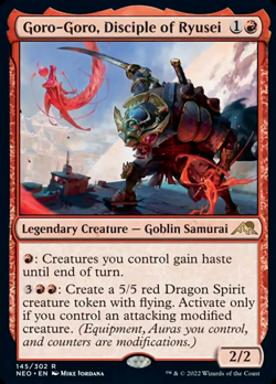 1x GORO-GORO, DISCIPLE OF RYUSEI - Kamigawa - MTG - NM - Magic the Gathering - Image 1