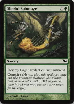 Gleeful Sabotage C Shadowmoor 116 - LP MTG - Image 1