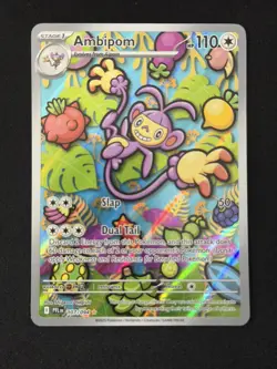 Ambipom 107/094 - 2025 Pokemon Phantasmal Flames Illustration Rare - Full Art #1 - Image 1
