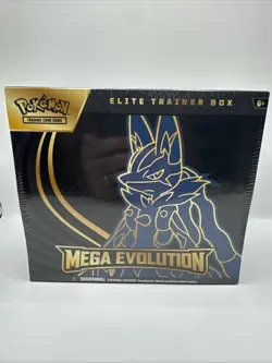 Pokemon Mega Evolution Lucario Elite Trainer Box (ETB) Factory Sealed - Image 1