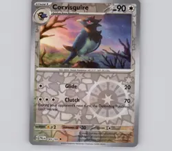 Corvisquire 165/193 Reverse Holo UC Paldea Evolved NM Pokemon - Image 1