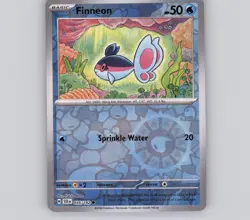 Finneon 35/142 Reverse Holo C Stellar Crown NM Pokemon - Image 1