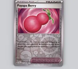 Payapa Berry 141/142 Reverse Holo UC Stellar Crown NM Pokemon - Image 1