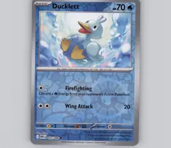 Ducklett 025/086 Reverse Holo C White Flare NM Pokemon - Image 1