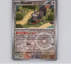 Skwovet 151/198 Reverse Holo C Scarlet & Violet NM Pokemon - Image 1