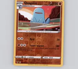 Quagsire 084/185 Reverse Holo R Vivid Voltage NM Pokemon - Image 1