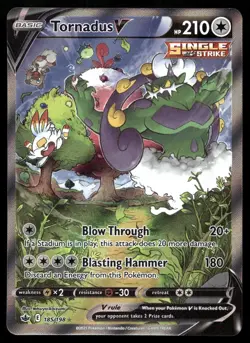 POKEMON TORNADUS V CHILLING REIGN 185/198 ULTRA RARE NM/M - Image 1