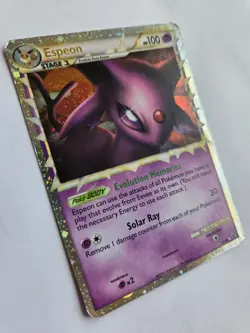 Pokemon TCG Espeon Prime Holo Card 81/90 HGSS Undaunted Excellent Condition 🌀 - Image 4