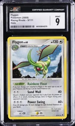 2009 POKEMON RISING RIVALS HOLO #5 FLYGON CGC 9 - Image 1