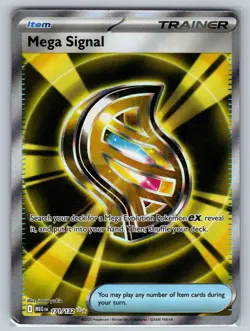 Mega Signal 171/132 Ultra Rare Mega Evolution Pokemon Near Mint - Image 1
