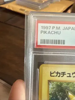 1997 POKEMON JAPANESE JUNGLE #25 PIKACHU PSA 9 - Image 2