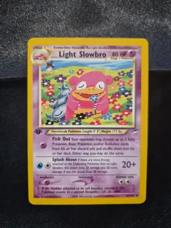 Pokemon 1st Edition Light Slowbro 51/105 Neo Destiny Regular - Image 1