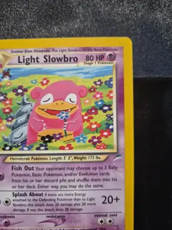 Pokemon 1st Edition Light Slowbro 51/105 Neo Destiny Regular - Image 5