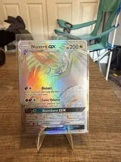 Pokemon Noivern GX Burning Shadows 160/147 Secret Rare Holo Full Art - Image 1