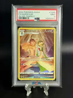 PSA 9 Gardevoir TG05 2022 Pokemon Sword & Shield Silver Tempest - Image 1