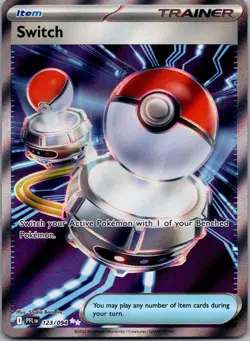 2025 Pokemon TCG Phantasmal Flames Switch 123/094 Full Art Illustration Rare - Image 1