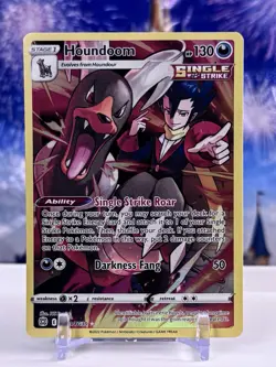 Pokemon TCG Houndoom TG10/TG30 Brilliant Stars Ultra Rare - Image 1